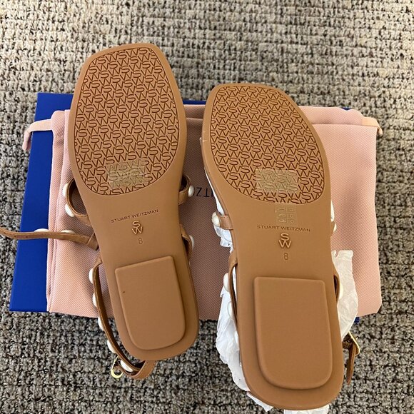 PEARLITA FLAT SANDAL - Beige - Picture 6 of 7